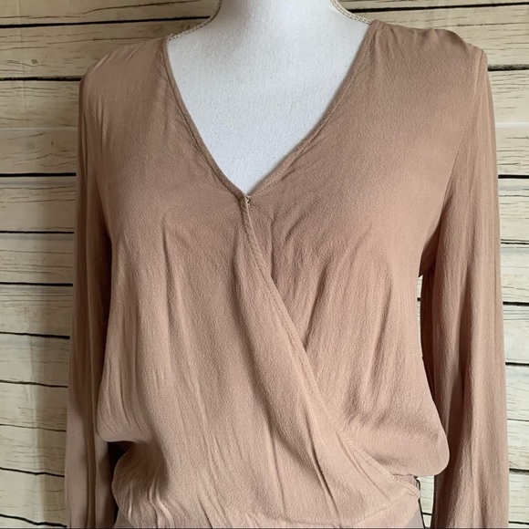 Forever 21 Tan Snap-Closure Bodysuit - Picture 1 of 10